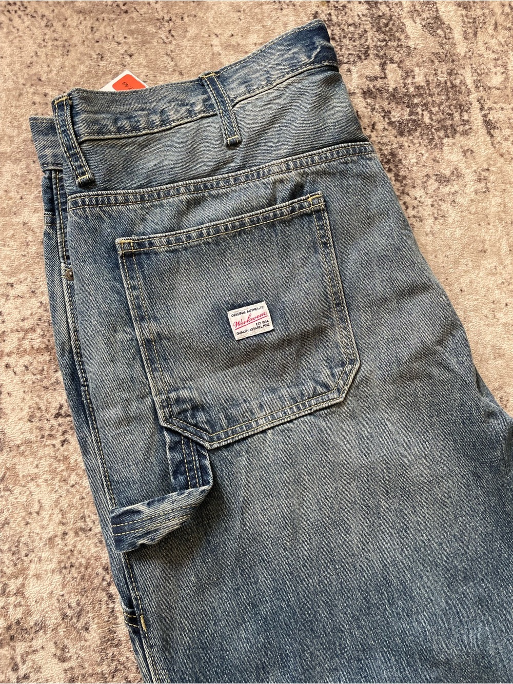 Men’s size 40x30 baggy carpenter jeans blue old navy